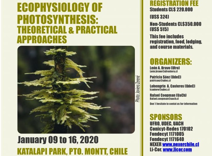 Ecophysiology of photosynthesis: theoretical & practical approaches