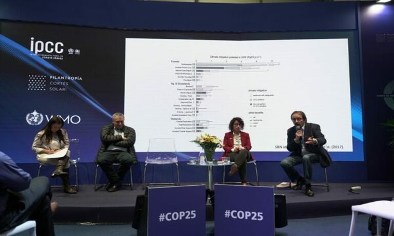 NEXER members participates in COP25 side-event “Nature based solutions”