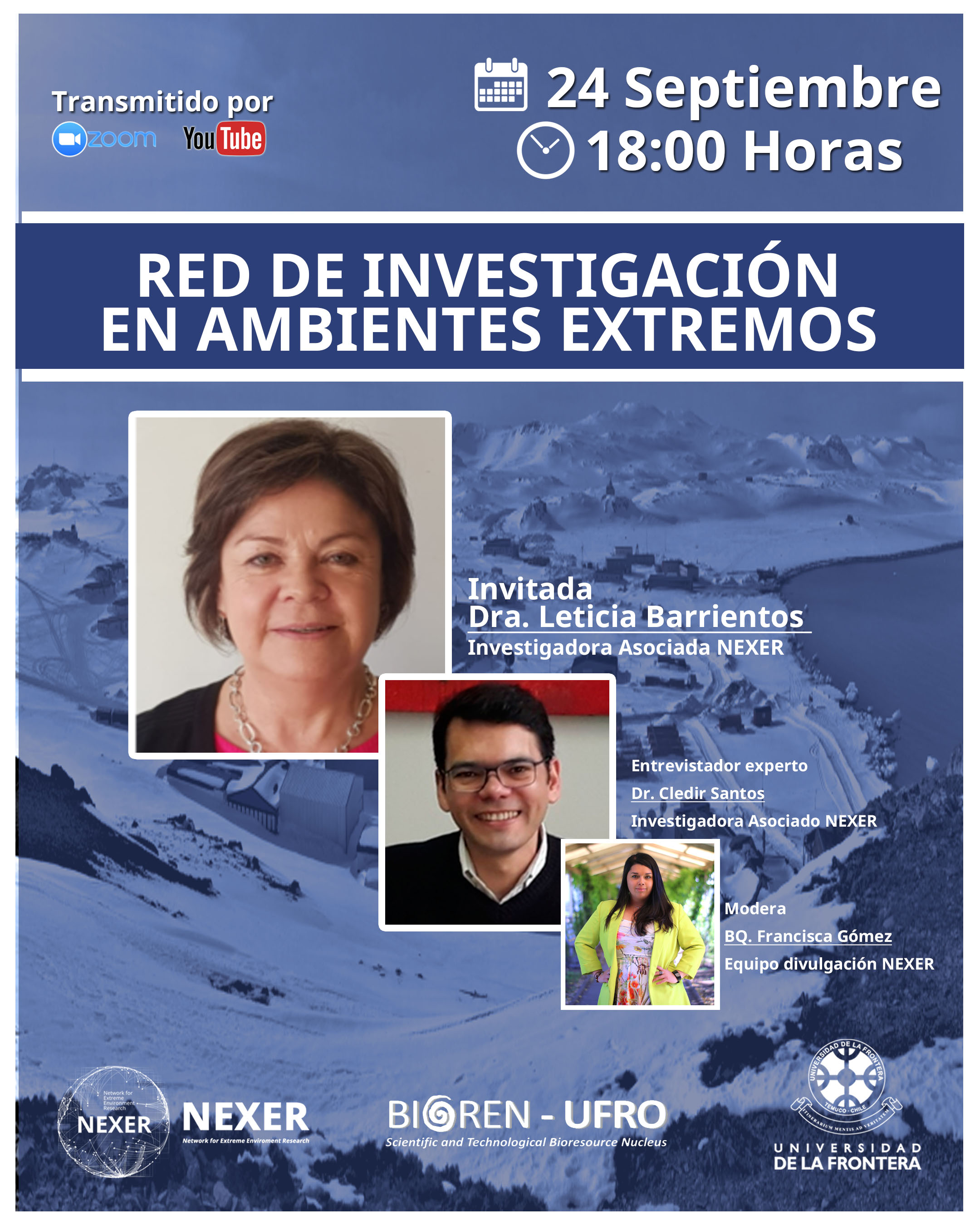 WEBINAR: Network for Extreme Environments Research featuring Dr. Leticia Barrientos