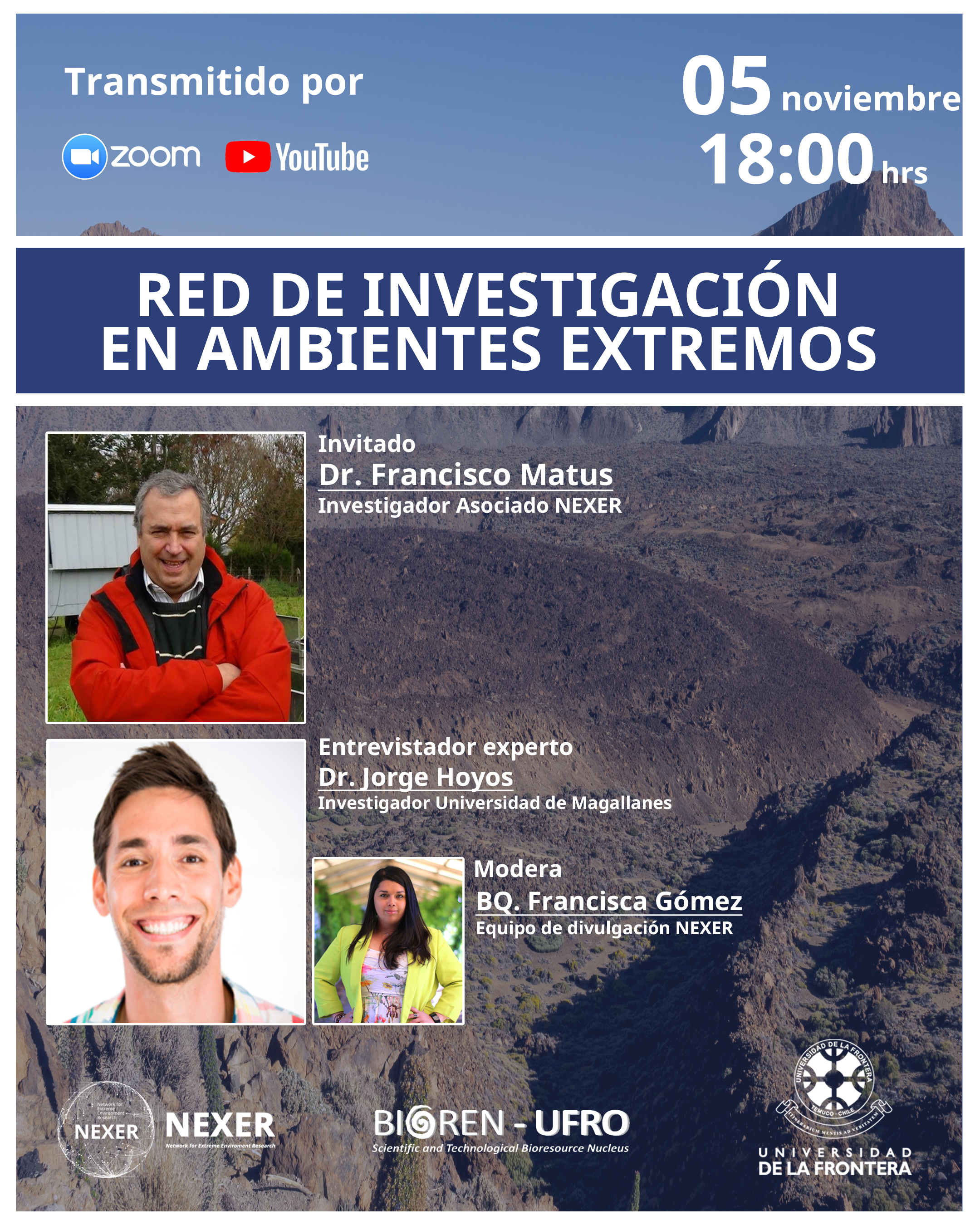WEBINAR: Network for Extreme Environments Research featuring Dr. Francisco Matus